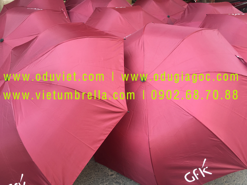 xưởng sản xuất ô dù cầm tay in logo quảng cáo